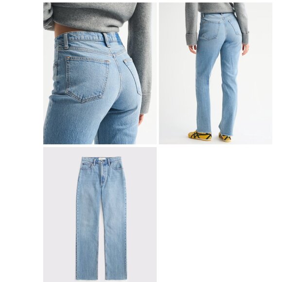 Abercrombie Jeans | Ultra High Rise 90s Straight | Medium | Size 25L | Like New - Picture 14 of 14